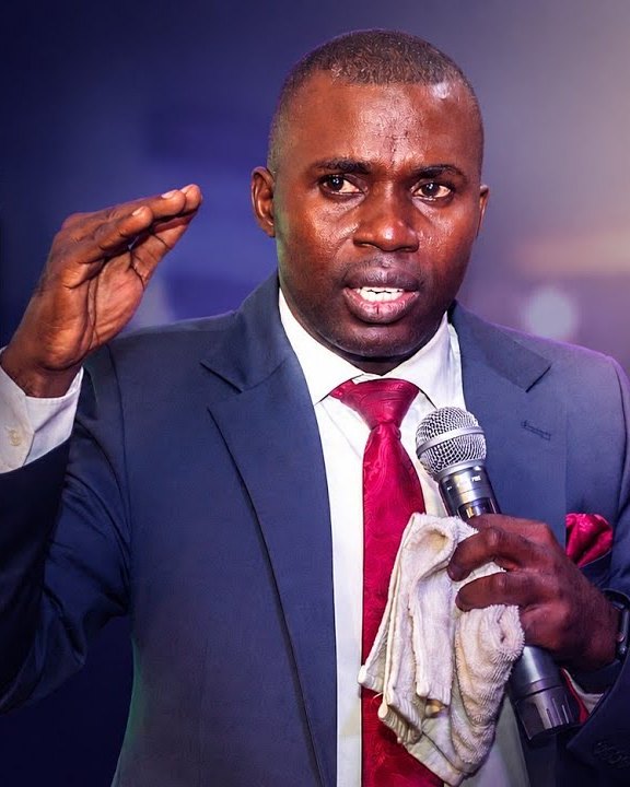 Pastor Segun Awolowo preaching at The FirstWord Church, Abeokuta